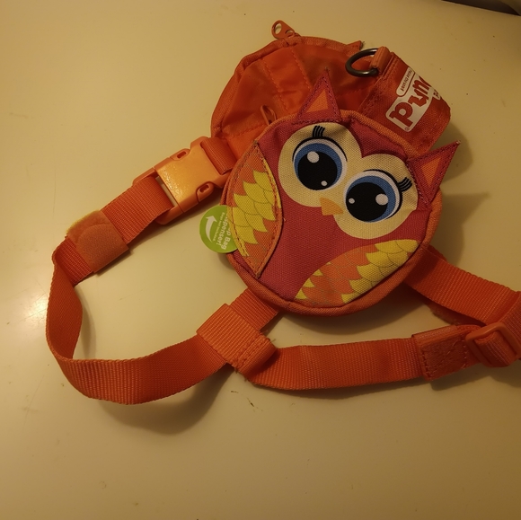 Dog Harness Saddle Bags  Style Outward Hound S/M Orange Owl Motif - Picture 4 of 9